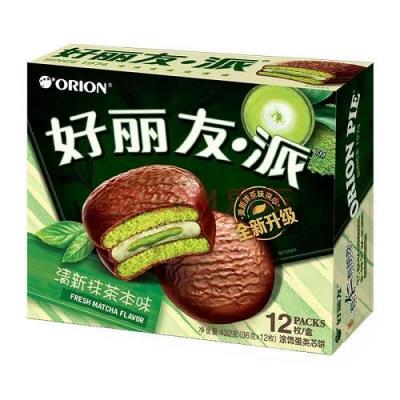 好丽友巧克力派 - 抹茶味 12枚 432g (03/03/2025)