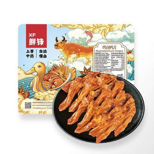 鲜锋锁鲜烤卤鸭舌 100g