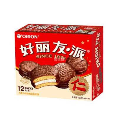 好丽友巧克力派 12枚 445g 