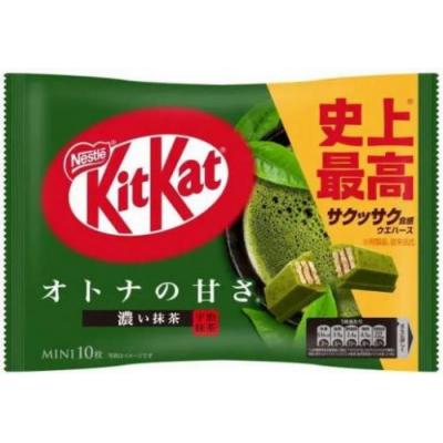 雀巢迷你KIT KAT-特浓双倍抹茶味 124g