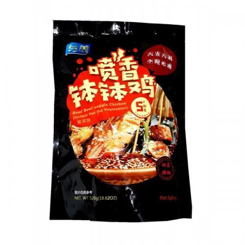 与美即食蔬菜钵钵鸡-红油 528g