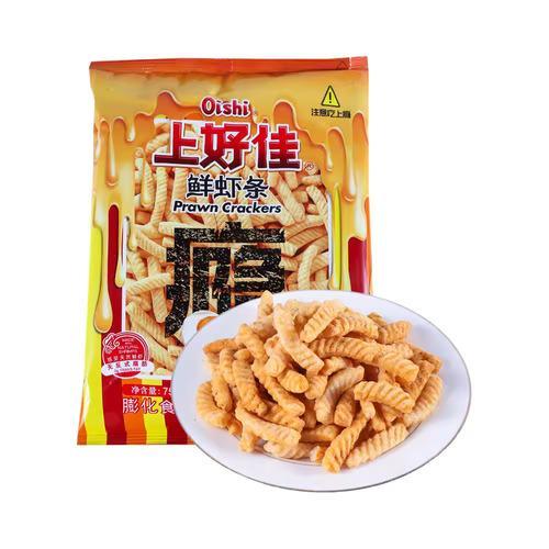 上好佳鲜虾条-咸蛋黄75g