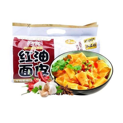 阿宽红油面皮酸辣味 4连包 400g