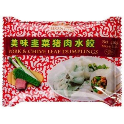 鸿字韭菜猪肉水饺 410g