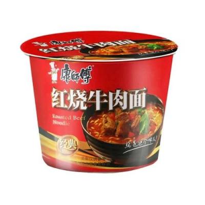康师傅桶装红烧牛肉面 113g
