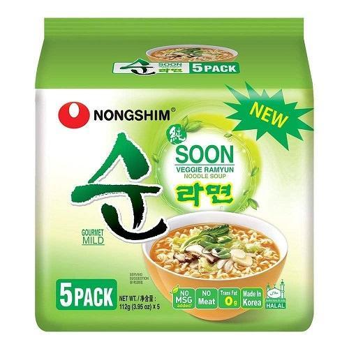 农心蔬菜辛拉面 5连包