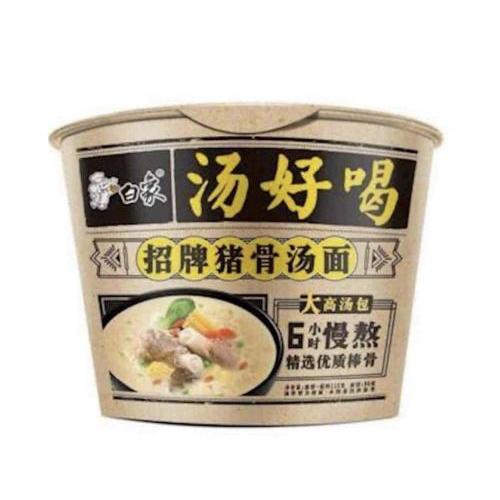 白象汤好喝招牌猪骨汤面- 桶装 110g