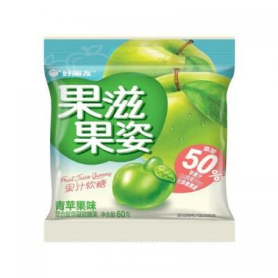 好丽友果滋果心果姿软糖苹果味 70g