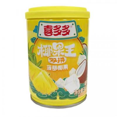 喜多多 - 菠萝椰果双拼 245g
