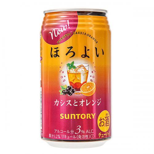 日本三得利鸡尾酒 （黑醋&橙子味）350ml