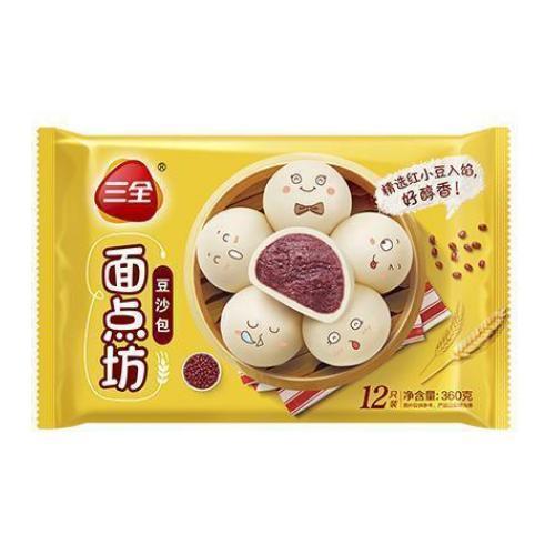三全豆沙包 360g