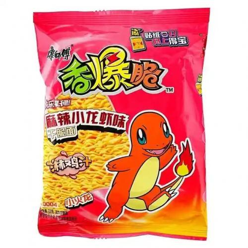 康师傅香爆脆麻辣小龙虾味干脆面33g