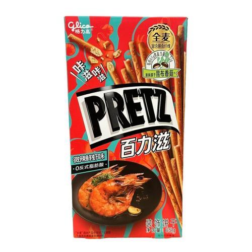 格力高-百力滋微辣鲜虾味装饰饼干 41g