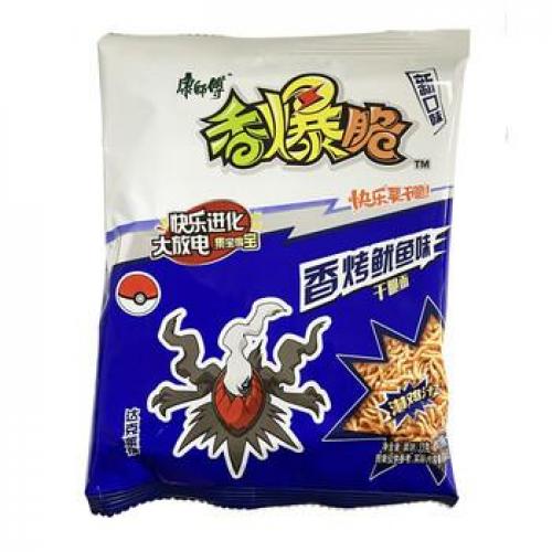 康师傅香爆脆香烤鱿鱼味干脆面33g