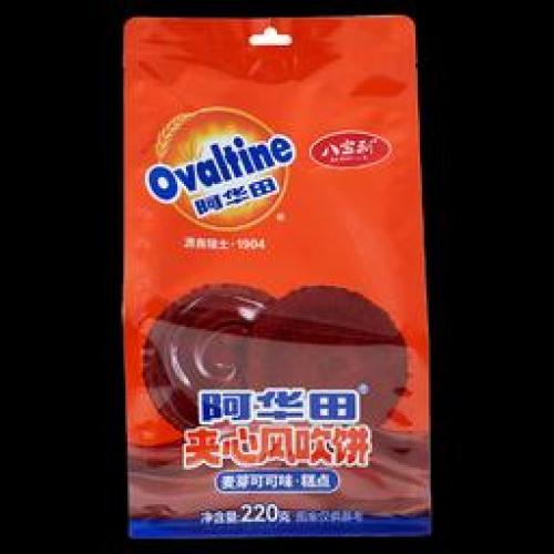 夹心风吹饼 阿华田味 220g