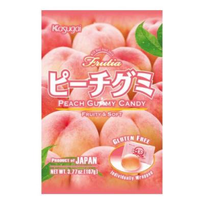 春日井FRUTIA軟糖 水蜜桃味 107G