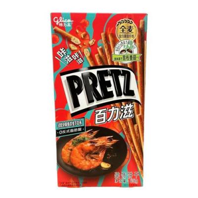 格力高-百力滋微辣鲜虾味装饰饼干 41g