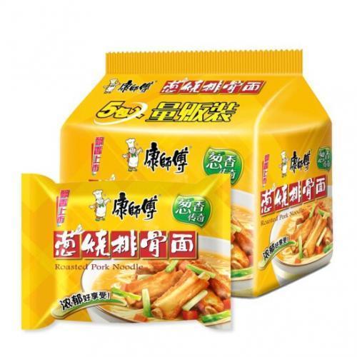 康师傅 葱香排骨5连包
