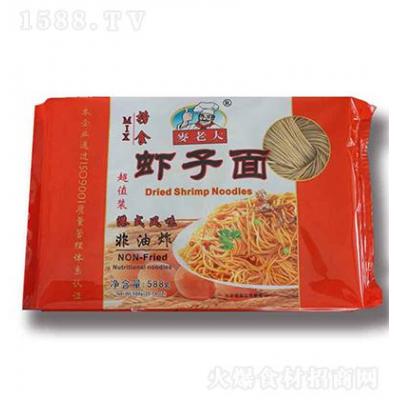 麦老大虾子面 588g