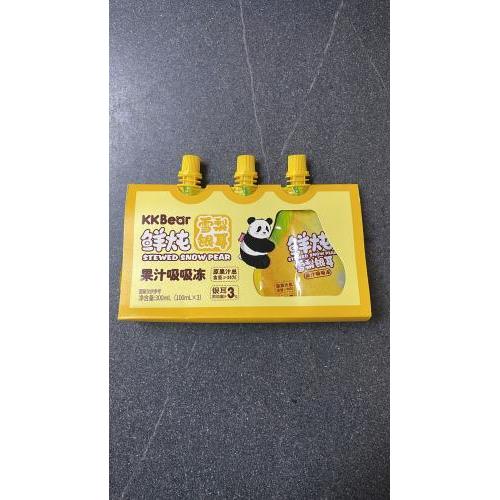 超友味-鲜炖雪梨银耳果汁吸吸冻100g*3