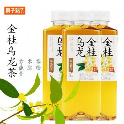 果子熟了-金桂乌龙茶 500ml【无糖】
