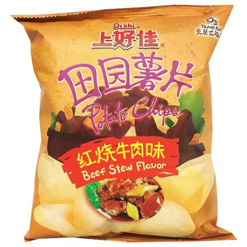 上好佳薯片 红烧牛肉 50g